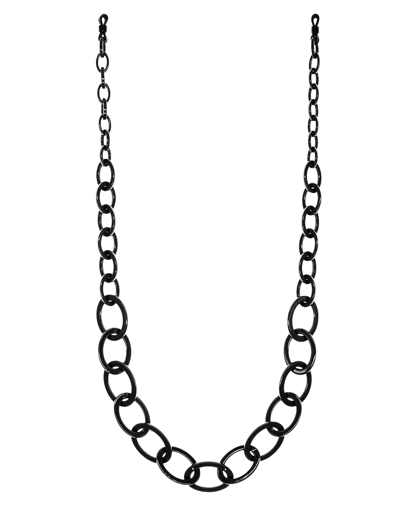 Smiley Chain | All Black| Glasses Chain