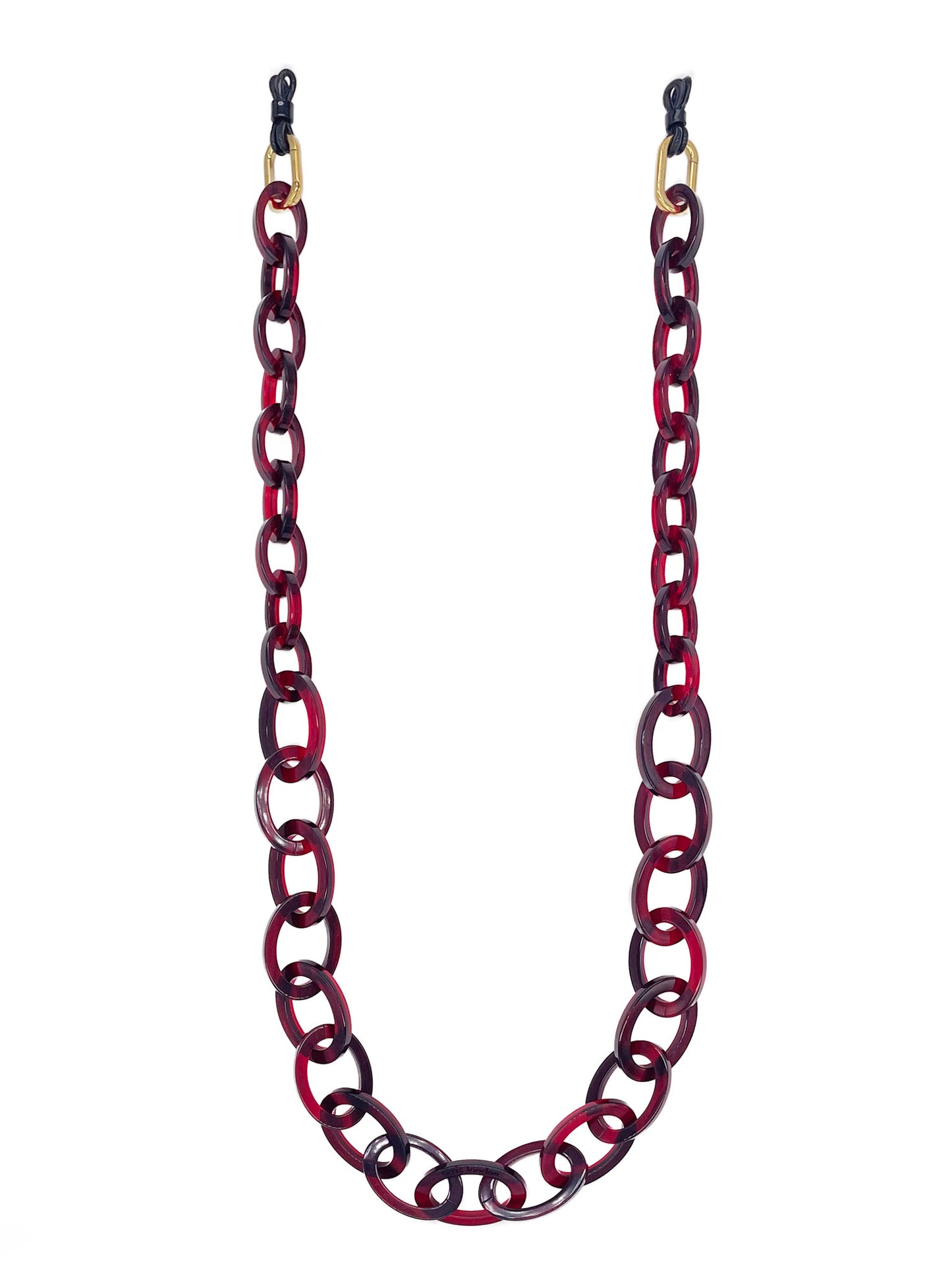 Chunky 2.0 | Bio-Acetate Burgundy | Glasses Chain