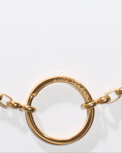 Athena - Flat Oval Convertible Glasses Chain Necklace