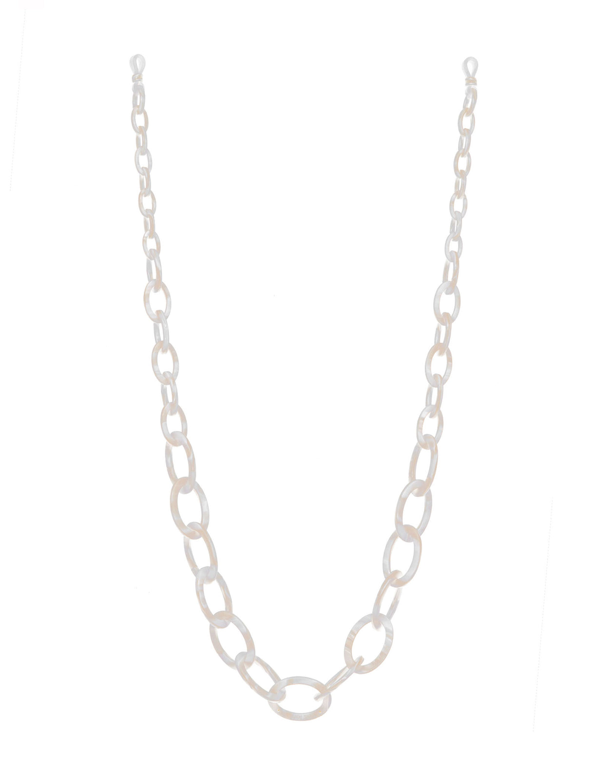 Smiley Chain | Mother of Pearl | Glasses Chain | rassin shen