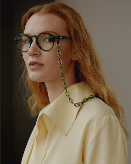 Smiley Mini | Opal Green | Glasses Chain | orris london